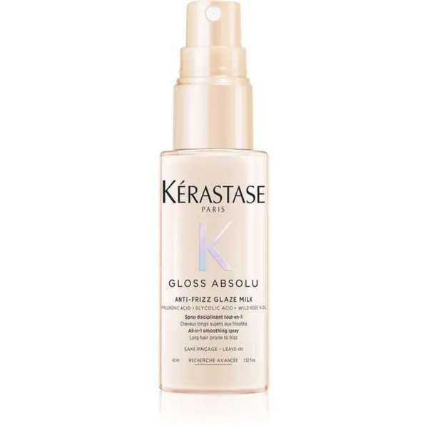Kérastase Kérastase Gloss Absolu Anti-Frizz Glaze Milk спрей без отмиване за блясък и мекота на косата 45 мл.