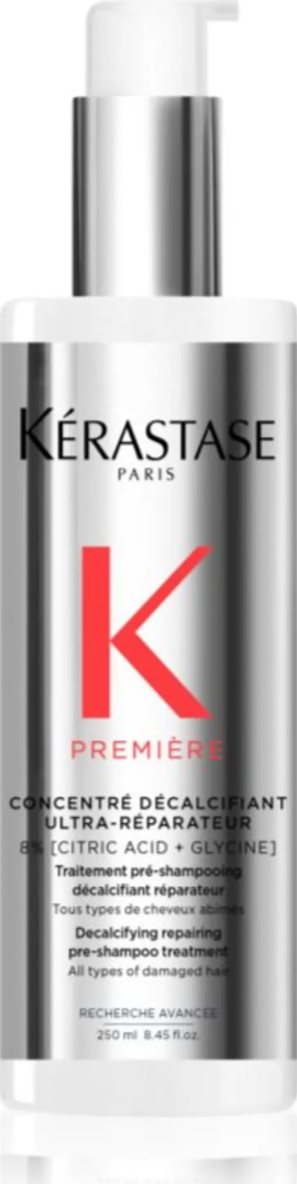 Kérastase Kérastase Première Concentré Décalcifiant Ultra-Réparateur грижа за използване преди нанасянето на шампоан за увредена коса 250 мл.