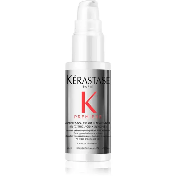 Kérastase Kérastase Première Concentré Décalcifiant Ultra-Réparateur грижа за използване преди нанасянето на шампоан за увредена коса 45 мл.