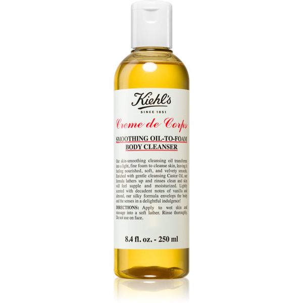 Kiehl's Kiehl's Creme de Corps Smoothing Oil-to-Foam Body Cleanser олио за тяло  за всички видове кожа 250 мл.