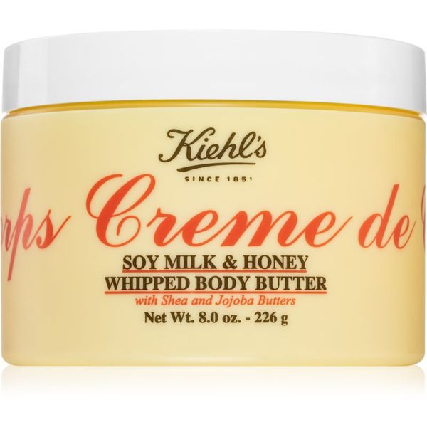 Kiehl's Kiehl's Creme de Corps Soy Milk & Honey Whipped Body Butter масло за тяло с масло от шеа 226 гр.