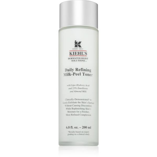 Kiehl's Kiehl's Daily Refining Milk-Peel Toner нежен ексфолиращ тоник за всички видове кожа, включително и чувствителна 200 мл.