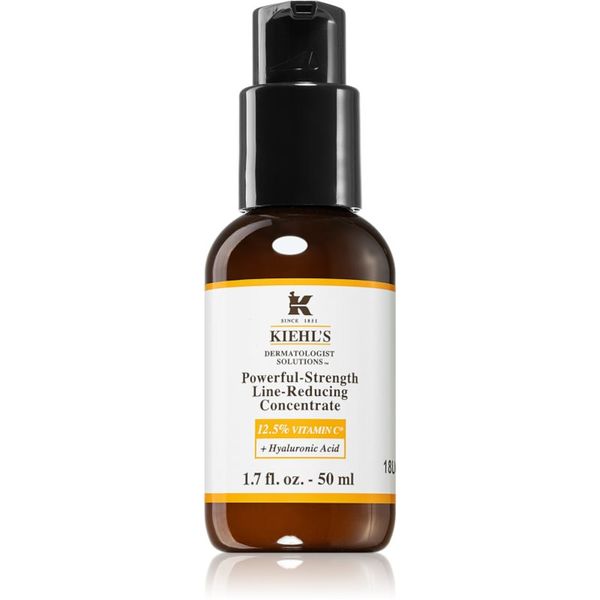 Kiehl's Kiehl's Dermatologist Solutions Powerful-Strength Line-Reducing Concentrate серум против бръчки за всички типове кожа на лицето 50 мл.