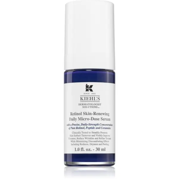 Kiehl's Kiehl's Dermatologist Solutions Retinol Skin-Renewing Daily Micro-Dose Serum ретинолов серум против бръчки за всички видове кожа, включително и чувств