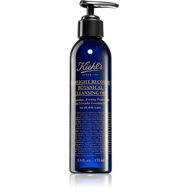 Kiehl's Kiehl's Midnight Recovery Botanical Cleansing Oil олио за премахване на грим за всички видове кожа, включително и чувствителна 175 мл.