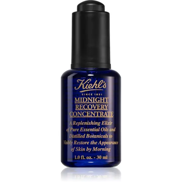 Kiehl's Kiehl's Midnight Recovery Concentrate rегенериращ нощен серум за всички видове кожа, включително и чувствителна 30 мл.
