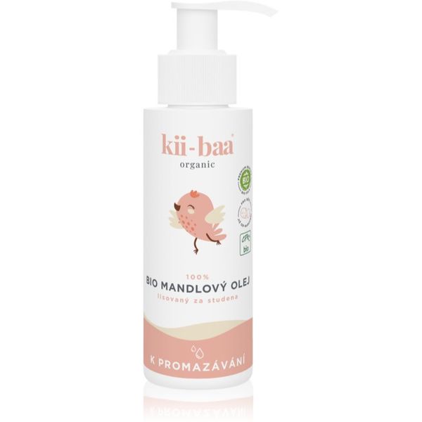 kii-baa® organic kii-baa® organic 100% Bio Oil Almond масажно олио за деца от раждането им 100 мл.