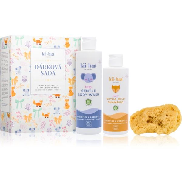 kii-baa® organic kii-baa® organic Bath Gift Set подаръчен комплект (за деца от раждането им)