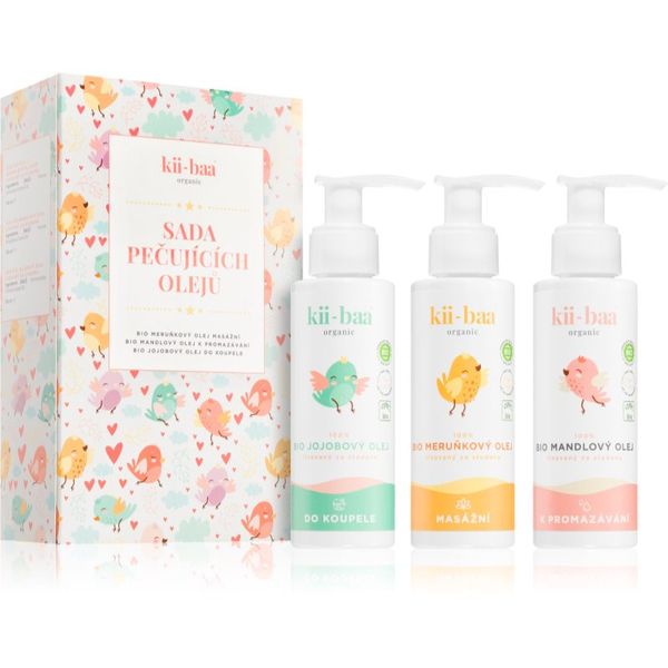 kii-baa® organic kii-baa® organic Oil Gift Set подаръчен комплект (за деца от раждането им)