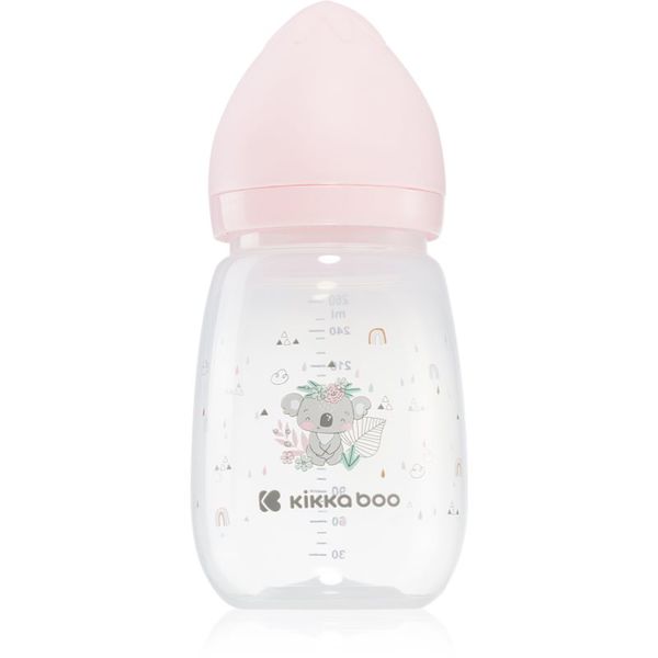 Kikkaboo Kikkaboo Savanna Anti-colic Baby Bottle бебешко шише 3 m+ Pink 260 мл.