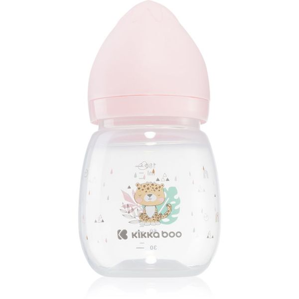 Kikkaboo Kikkaboo Savanna Anti-colic Feeding Bottle бебешко шише 3 m+ Pink 180 мл.