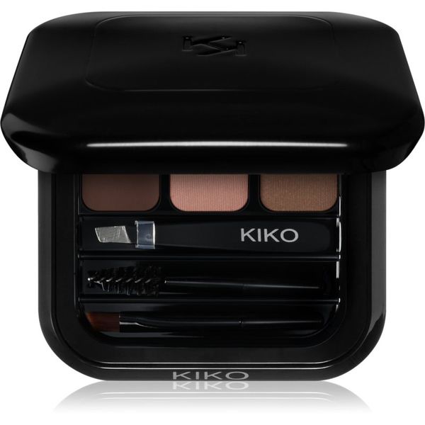 KIKO Milano KIKO Milano Eyebrow Expert сет за перфектни вежди цвят 02 Brown 2.4 гр.