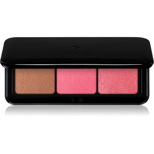 KIKO Milano KIKO Milano Multi Finish Trio бронзираща пудра и руж цвят 03 - Pink 7 гр.