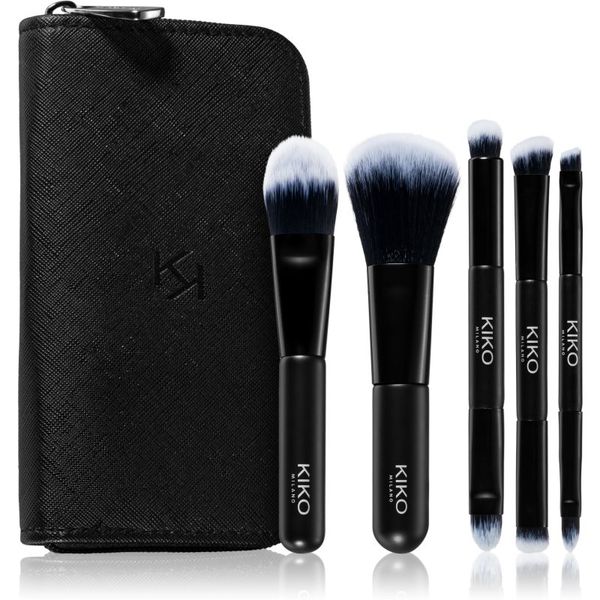 KIKO Milano KIKO Milano Travel Brush Set комплкет четки с калъф