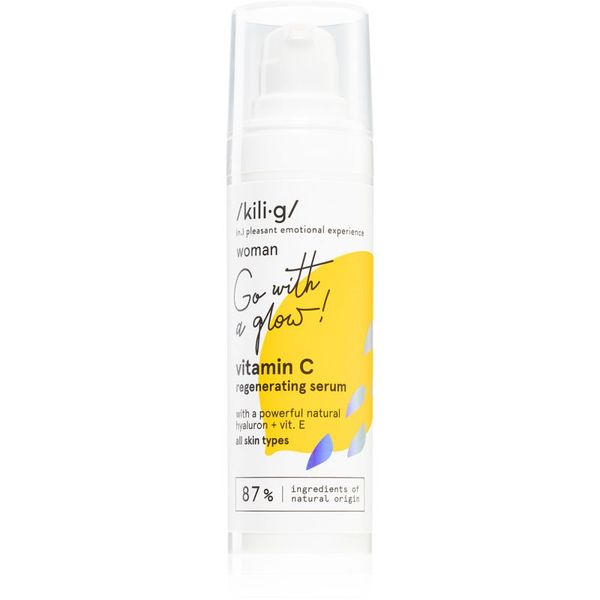 Kilig Kilig Vitamin C регенериращ серум за лице с хиалуронова киселина 30 мл.