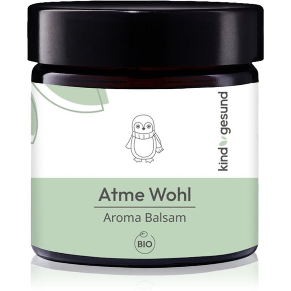 Kindgesund Kindgesund Breathe Well Aroma Balm Балсам за подпомагане на дихателните пътища 50 гр.