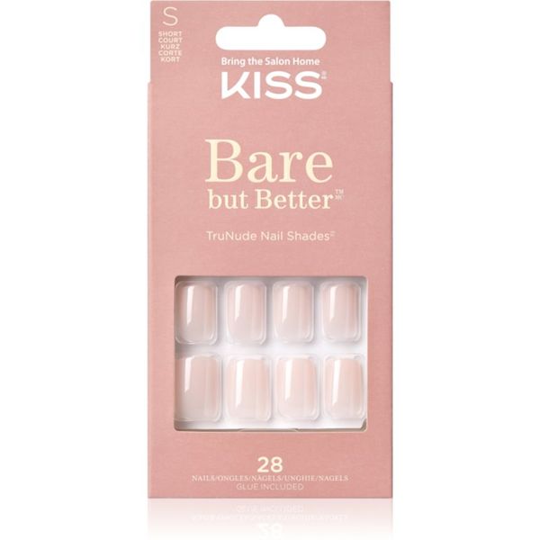 KISS KISS Bare But Better Short Изкуствени нокти 28 бр.