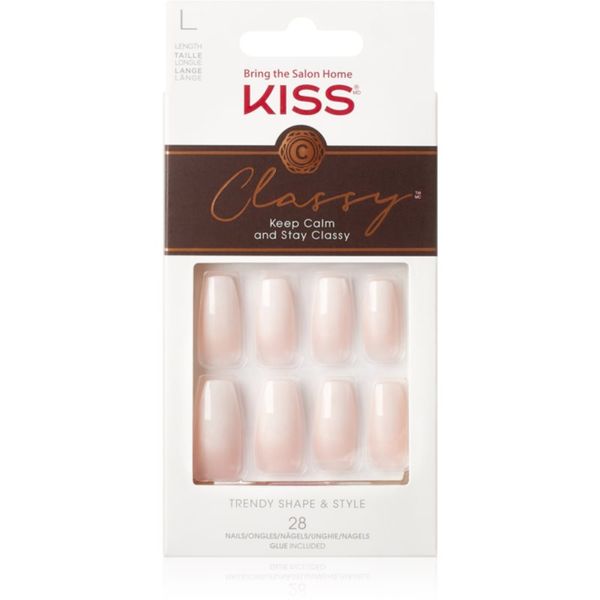 KISS KISS Classy Nails Be-you-tiful Изкуствени нокти Long 28 бр.