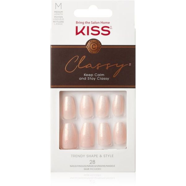 KISS KISS Classy Nails Cozy Meets Cute Изкуствени нокти медиум 28 бр.