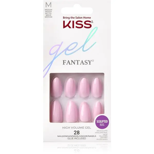 KISS KISS Gel Fantasy High Volume Gel Изкуствени нокти No Regrets 28 бр.