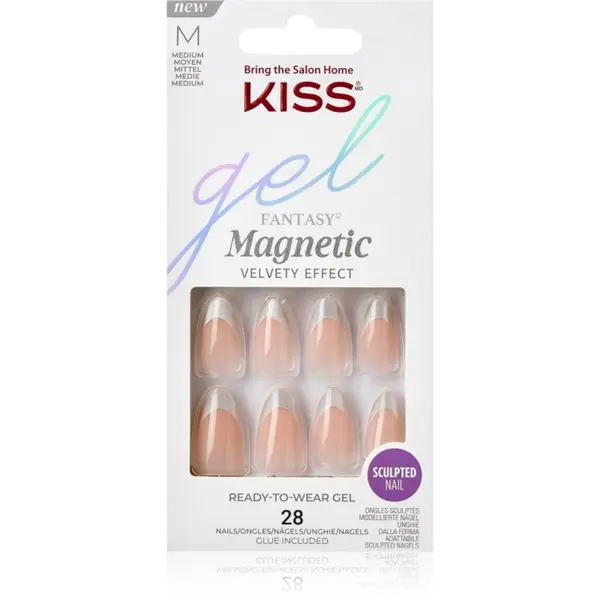 KISS KISS Gel Fantasy High Volume Gel Изкуствени нокти North Coast 28 бр.