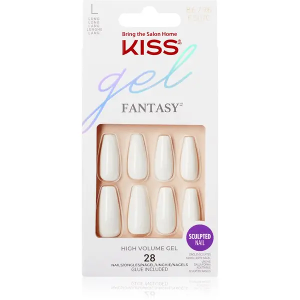 KISS KISS Gel Fantasy Изкуствени нокти True Color 28 бр.