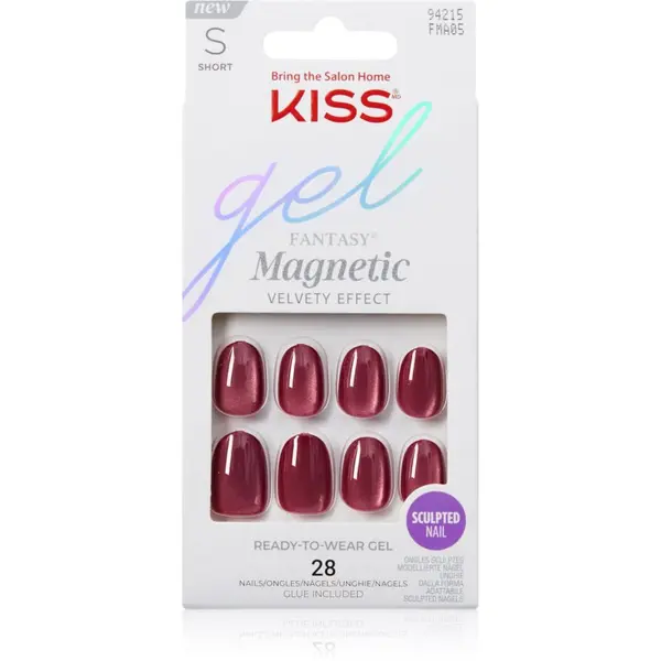 KISS KISS Gel Fantasy Magnetic Изкуствени нокти 28 бр.