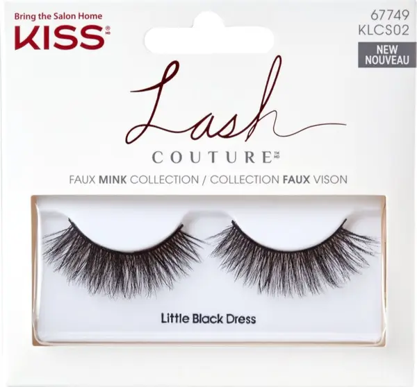 KISS KISS Lash Couture Faux Mink изкуствени мигли Little Black Dress 1 чифт