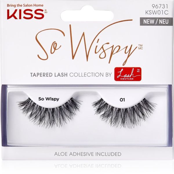 KISS KISS Lash Couture So Wispy изкуствени мигли 01 2 бр.
