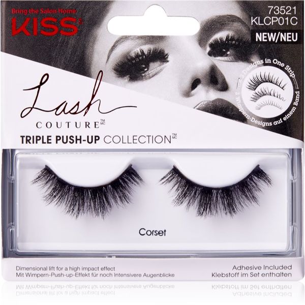 KISS KISS Lash Couture Triple Push-Up изкуствени мигли Corset 2 бр.