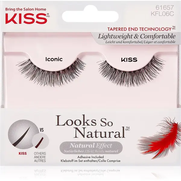 KISS KISS Look So Natural изкуствени мигли Iconic 1 чифт