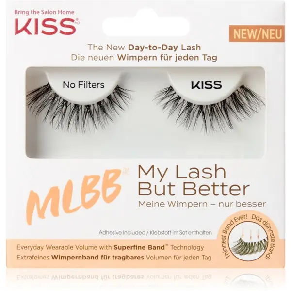 KISS KISS My Lash But Better изкуствени мигли 02 No Filters 1 чифт