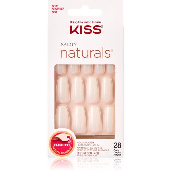 KISS KISS Salon Natural Walk On Air Изкуствени нокти 28 бр.