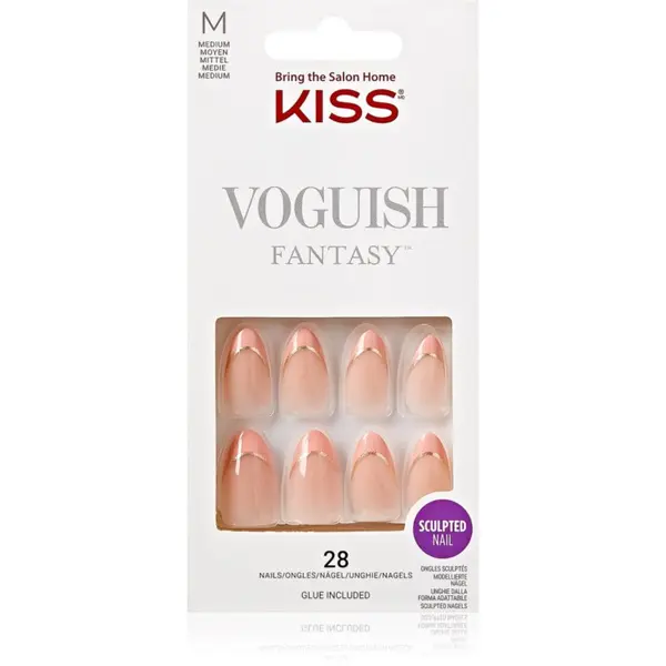 KISS KISS Voguish Fantasy French Изкуствени нокти 28 бр.