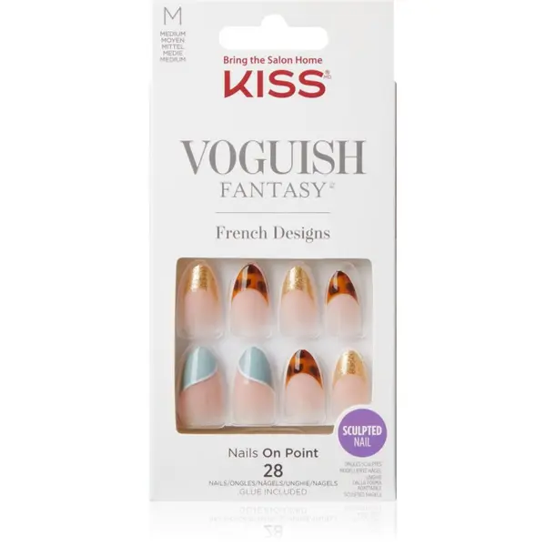 KISS KISS Voguish Fantasy Magnifique Изкуствени нокти медиум Charmante 28 бр.