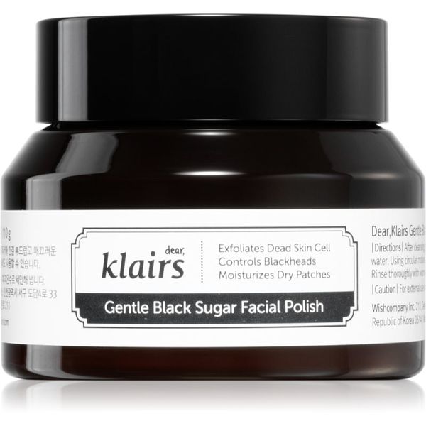 Klairs Klairs Gentle Black Sugar Facial Polish хидратиращ пилинг за лице 110 гр.