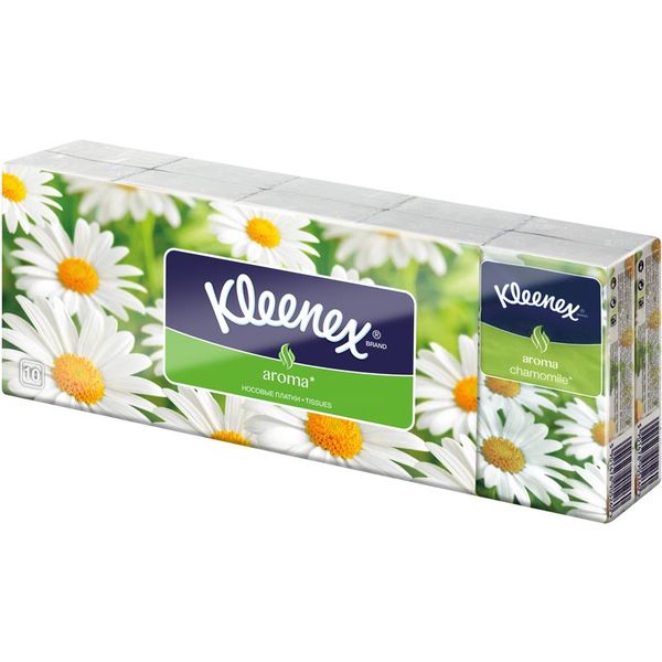 Kleenex Kleenex Aroma хартиени кърпички Camomile 10x10 бр.