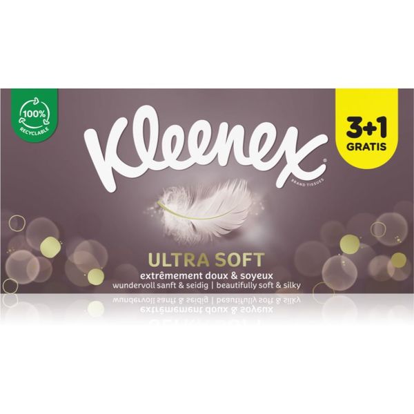 Kleenex Kleenex Ultra Soft Box хартиени кърпички 4x64 бр.