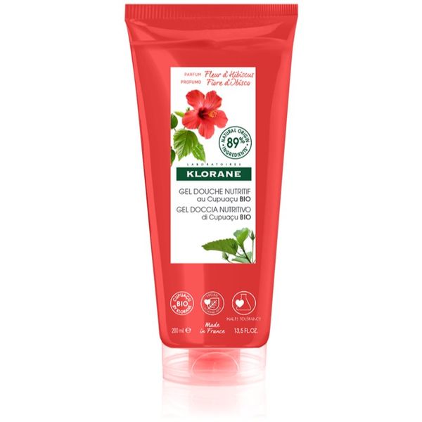 Klorane Klorane Cupuaçu Bio Fleur d'Hibiscus овлажняващ душ гел 200 мл.