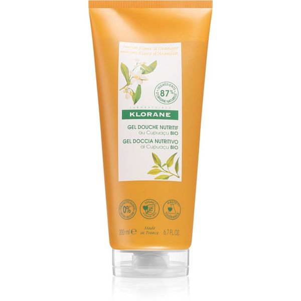 Klorane Klorane Cupuaçu Bio Fleur d'Oranger овлажняващ душ гел 200 мл.