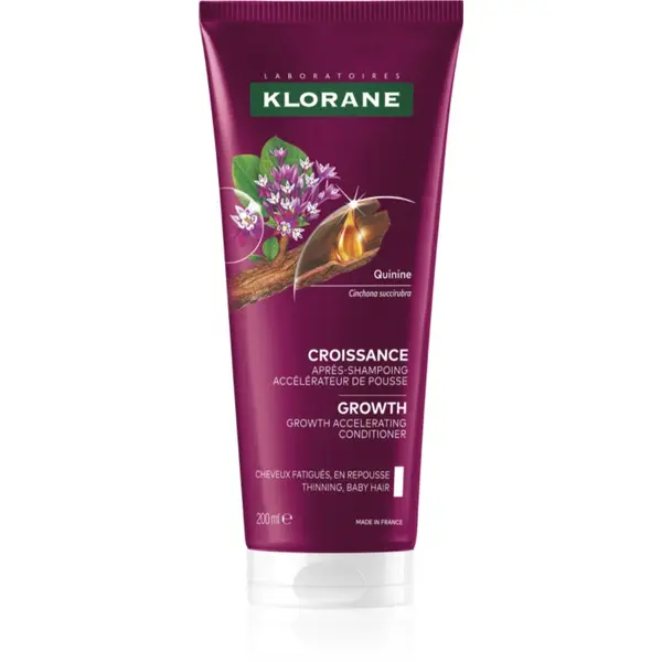 Klorane Klorane Quinine Growth Accelerating Conditioner балсам за растеж на косата и укрепване от корените 200 мл.