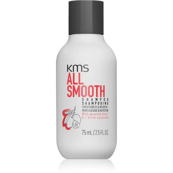 KMS KMS All Smooth Shampoo изглаждащ шампоан за силна, груба и суха коса 75 мл.