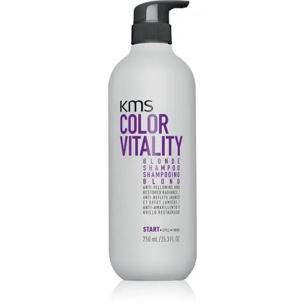 KMS KMS Color Vitality Blonde Shampoo подхранващ шампоан за блонд коса и коса с кичури 750 мл.