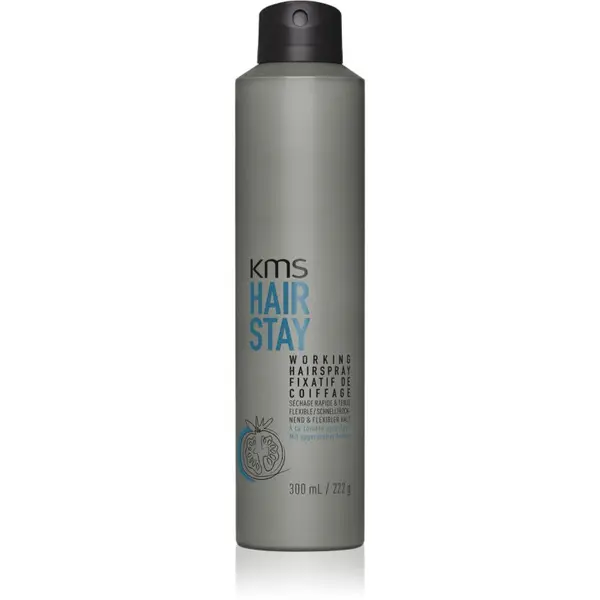 KMS KMS Hair Stay Working Hairspray лак за коса за коса, изложена на високи температури 300 мл.