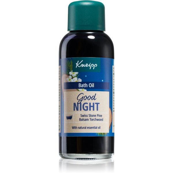 Kneipp Kneipp Good Night успокояващо масло за вано Swiss Stone Pine & Balsam Torchwood 100 мл.