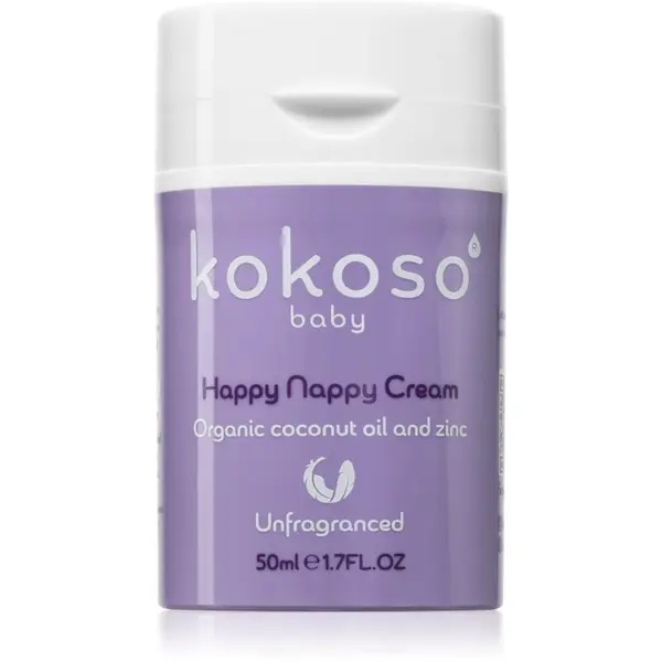 Kokoso Baby Kokoso Baby Happy Nappy Cream защитен крем за деца против възпаления без парфюм 50 мл.
