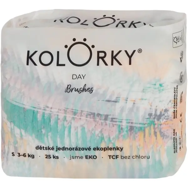 Kolorky Kolorky Day Brushes еднократни ЕКО пелени размер S 3-6 Kg 25 бр.