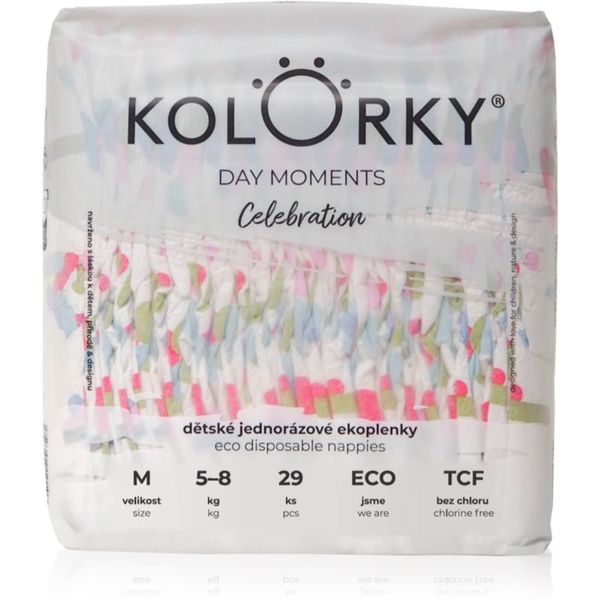 Kolorky Kolorky DAY Moments Celebration еднократни ЕКО пелени Size M 5-8 kg 29 бр.