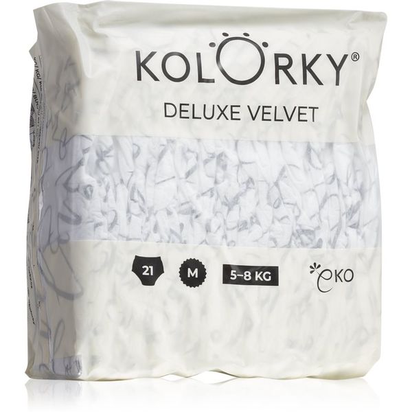 Kolorky Kolorky Deluxe Velvet Love Live Laugh еднократни ЕКО пелени размер М 5-8 Kg 21 бр.