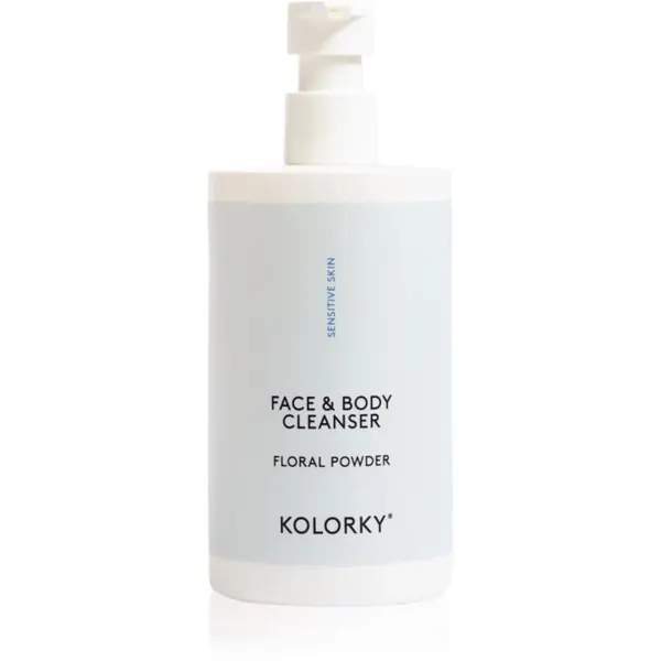 Kolorky Kolorky Face & Body Cleanser нежен измиващ гел за лице и тяло Floral Powder 390 мл.